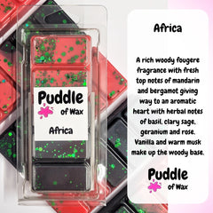 Africa Wax Melt Scent Description