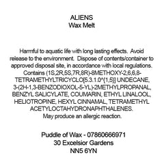 Aliens Wax Melt CLP