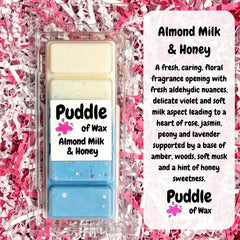 Almond Milk & Honey Wax Melt Scent Description