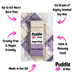 Angel Wings Wax Melt Infographic