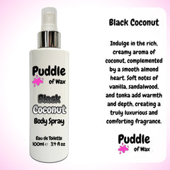 Black Coconut Body Spray