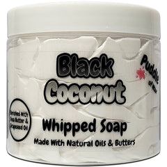 Black Coconut Whipped Soap