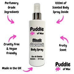 Black Coconut Body Spray
