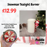 Snowman Stackable Tealight Burner