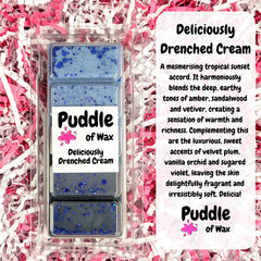 Deliciously Drenched Cream Wax Melts