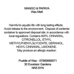 Mango Bliss Wax Melts