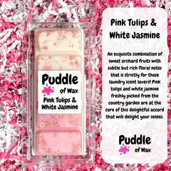 Pink Tulips & White Jasmine Wax Melts