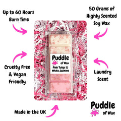 Pink Tulips & White Jasmine Wax Melts