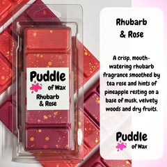 Rhubarb & Rose Wax Melts