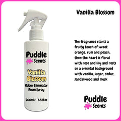 Vanilla Blossom Odour Eliminator Room Spray Scent Description