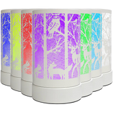 White Forest Animals Colour Changing Electric Burner