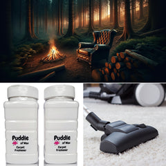 Woodsmoke & Leather Carpet Freshener