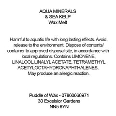 Aqua Minerals & Sea Kelp Wax Melt CLP
