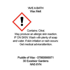 Ave A Bath Wax Melt CLP