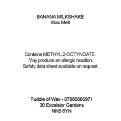 Banana Milkshake Wax Melts