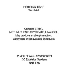 Birthday Cake Wax Melts