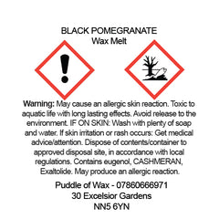 Black Pomegranate Wax Melts