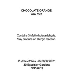 Chocolate Orange Wax Melts