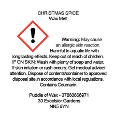 Christmas Spice Wax Melts