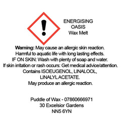 Energising Oasis Wax Melts