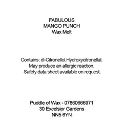 Fabulous Mango Punch Wax Melts