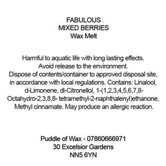 Fabulous Mixed Berries Wax Melts