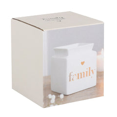 Family Cube White Burner