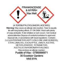 Frankincense & Myrrh Wax Melts