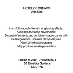 Hotel of Dreams Wax Melts