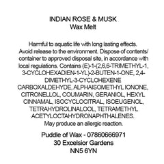 Indian Rose & Musk Wax Melts