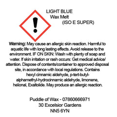 Light Blue Wax Melts