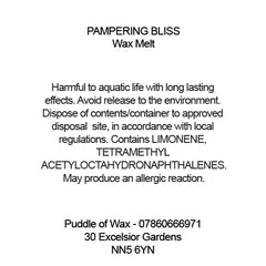 Pampering Bliss Wax Melts