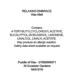 Relaxing Embrace Wax Melts