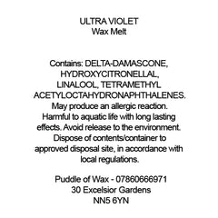 Ultra Violet Wax Melts