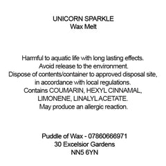 Unicorn Sparkle Wax Melts