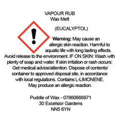 Vapour Rub Wax Melts