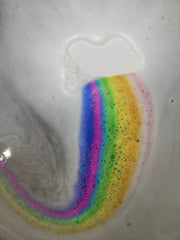 Blue Cotton Candy Rainbow Cloud Bath Bomb
