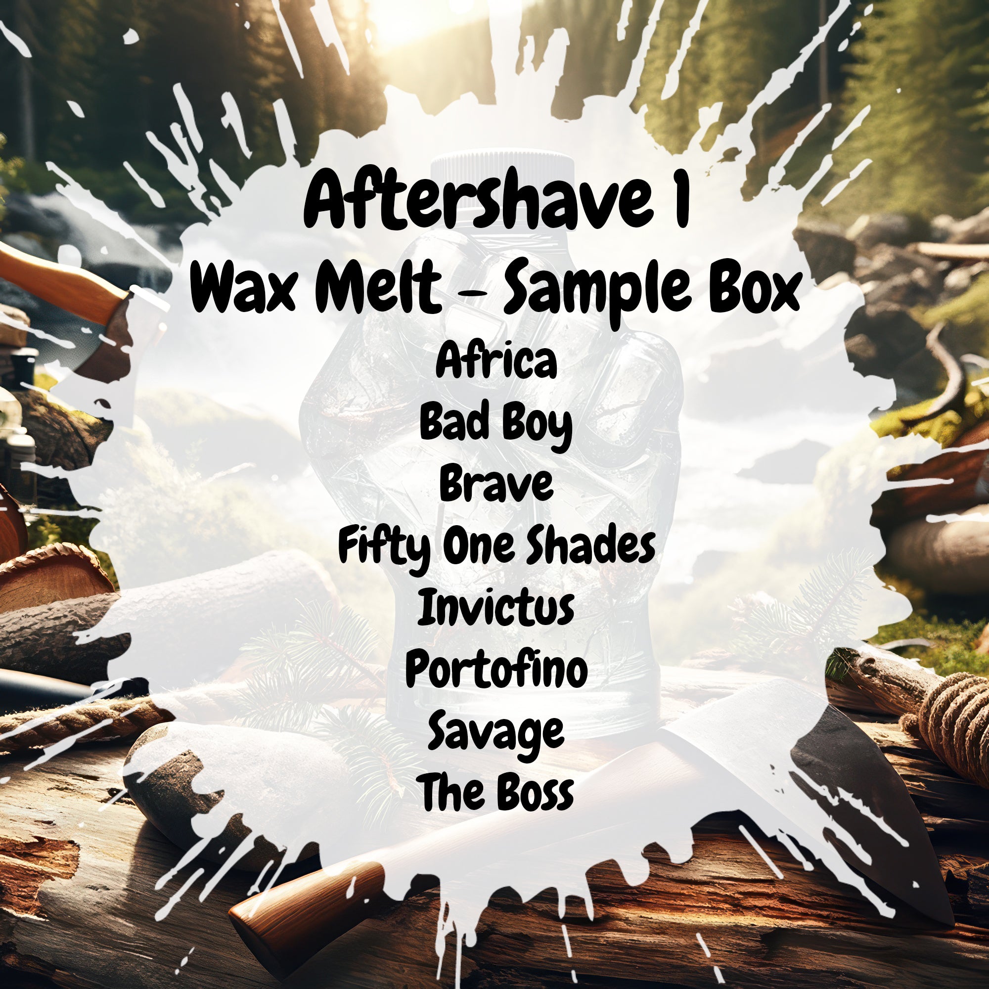 Aftershave 1 Wax Melt Sample Box