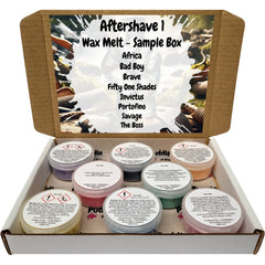 Aftershave 1 Wax Melt Sample Box