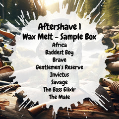 Aftershave 1 Wax Melt Sample Box