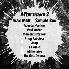 Aftershave 2 Wax Melt Sample Box