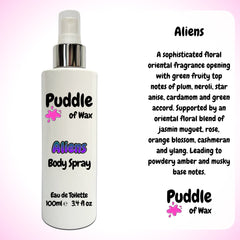 Aliens Body Spray