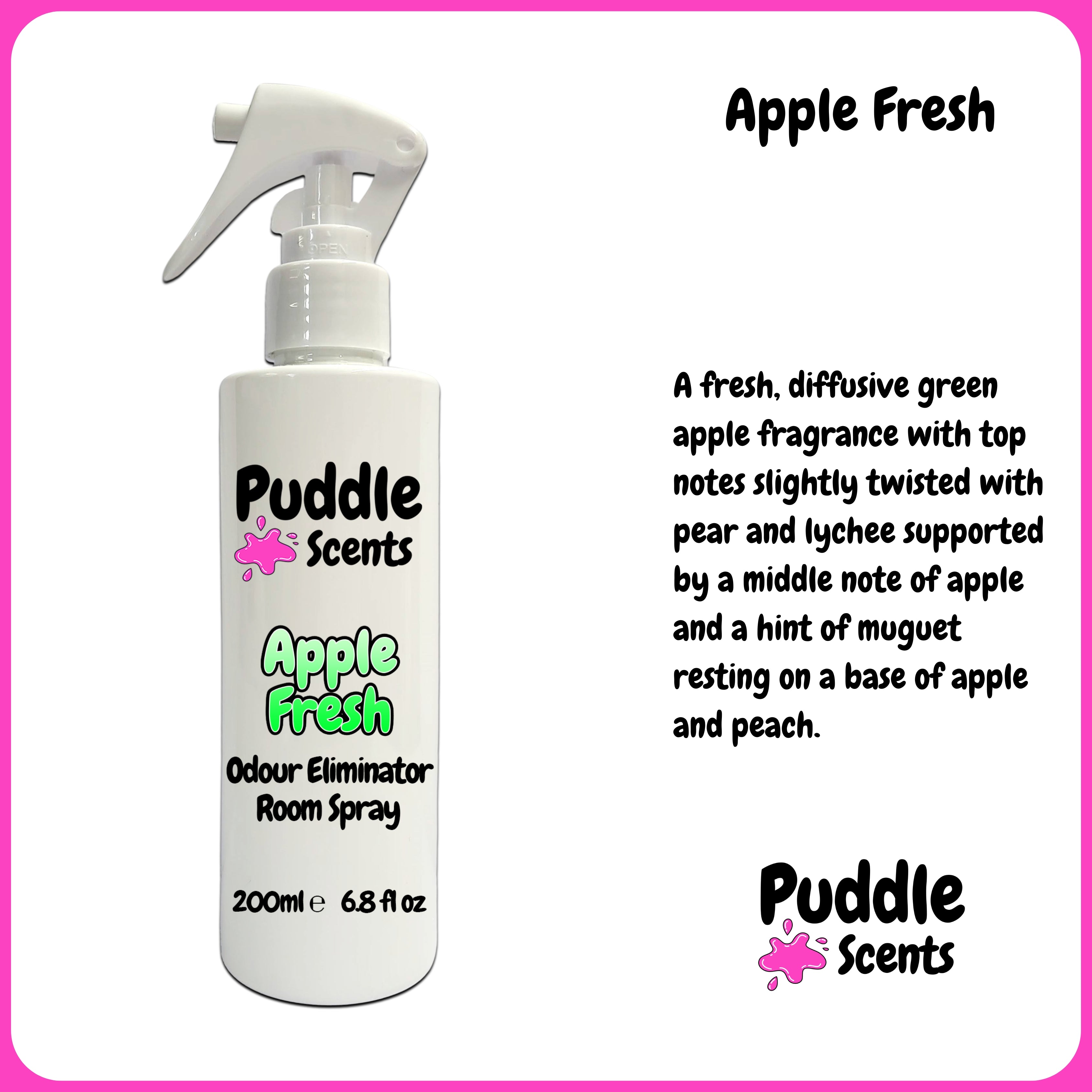 Apple Fresh Odour Eliminator Room Spray Scent Description