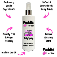Baby Lotion Body Spray