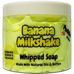 Banana Milkshake Whipped Soap