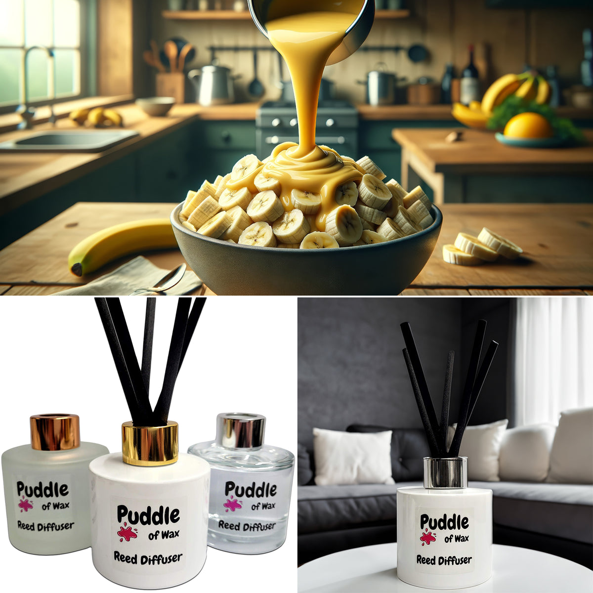 Bananas & Custard Reed Diffuser