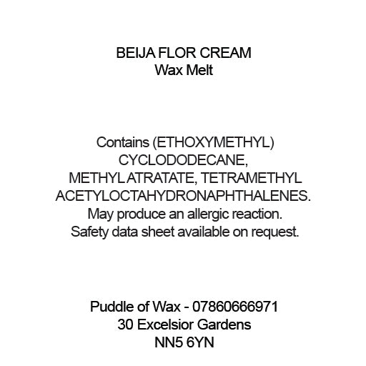 Beija Flor Cream Wax Melts