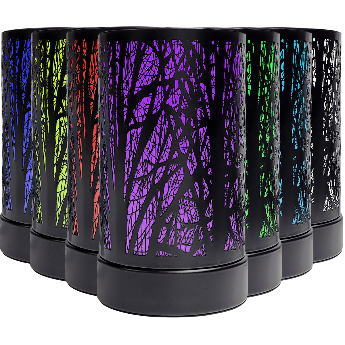 Black Tree Colour Changing Electric Burner