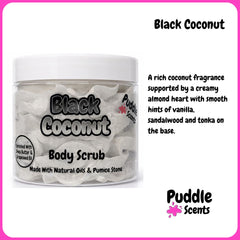 Black Coconut Body Scrub