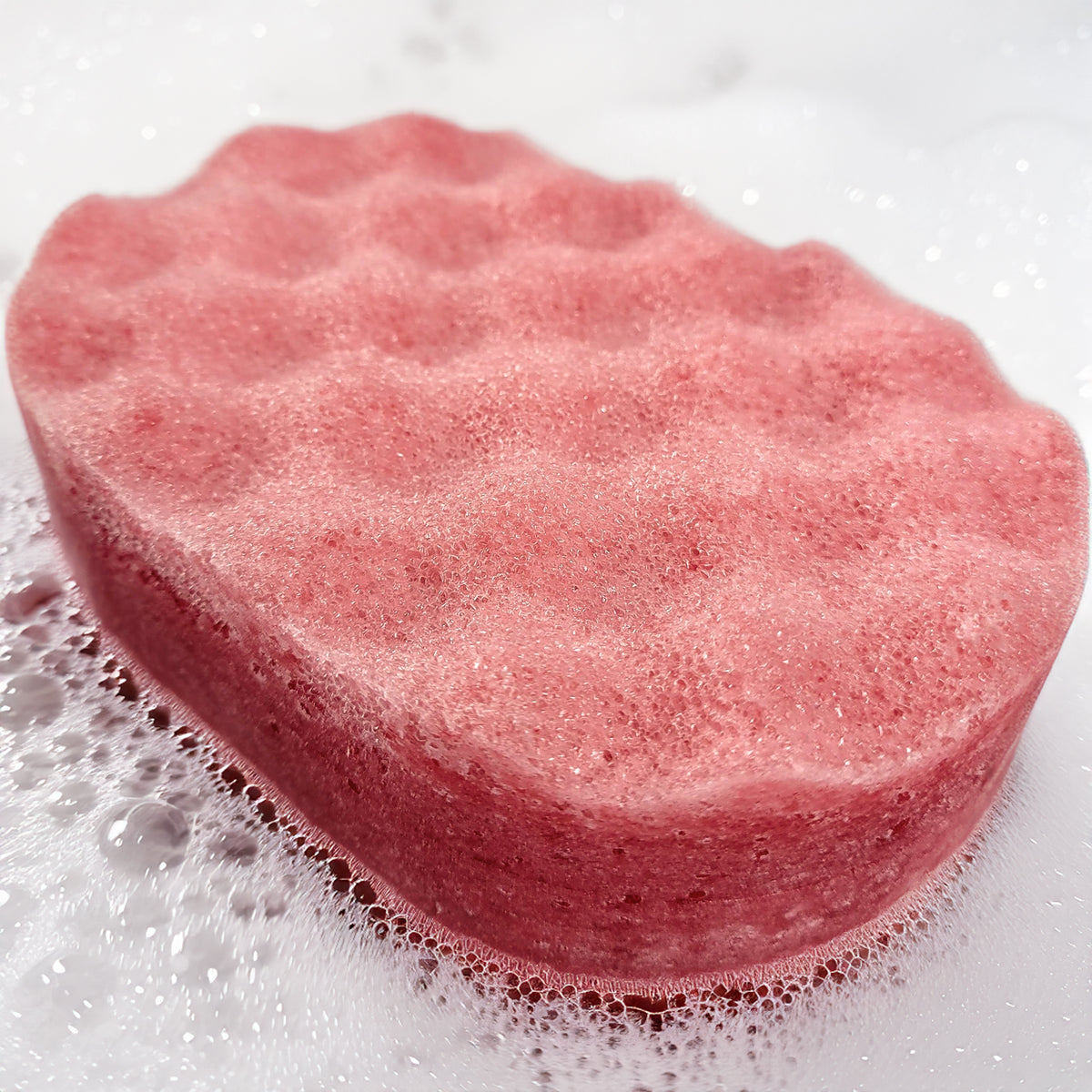 Rhubarb & Custard Soap Sponges